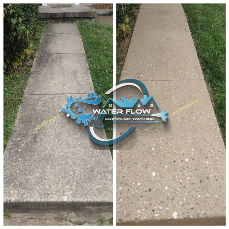 Concrete Cleaning by Waterflow Pressure Washing 3