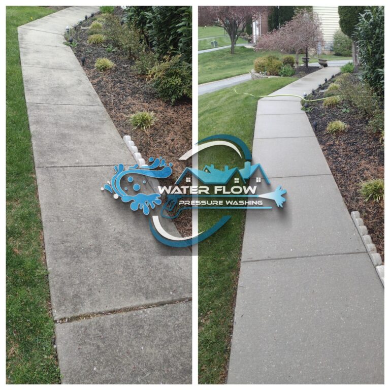 Concrete Cleaning by Waterplow Pressure Washing 6