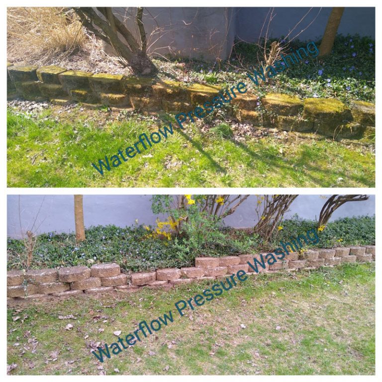 Brick Power washing Services | Waterflow Pressure Washing