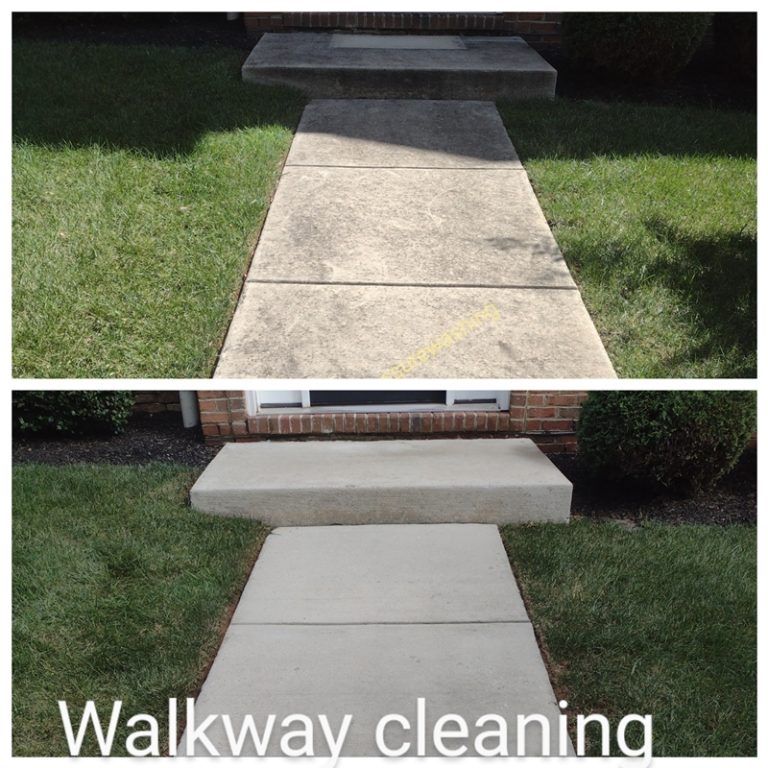 Walklway cleaning