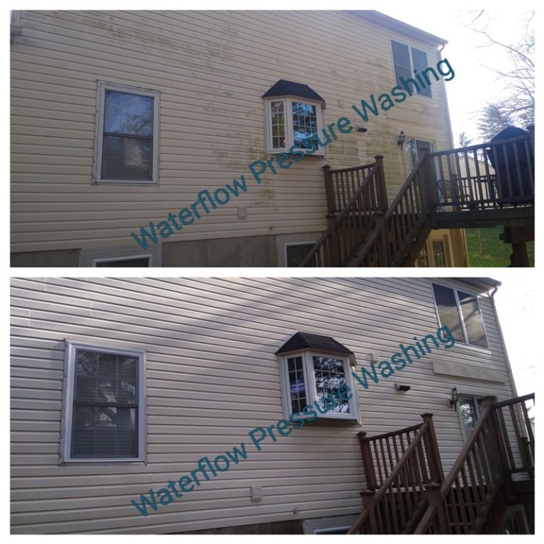 Whole house power washing owings mills | Waterflow Pressure Washing