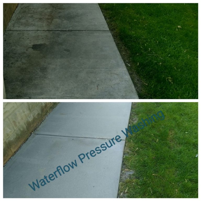 concrete pressure washing