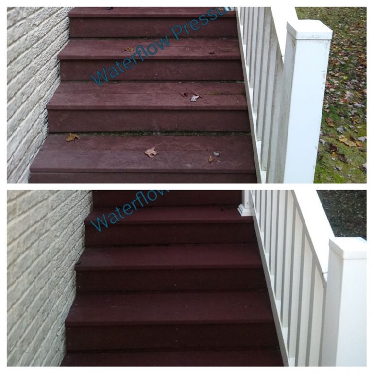 deck stairs power washing | Waterflow Pressure Washing