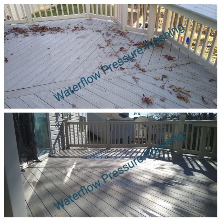 deck power washing | Waterflow Pressure Washing