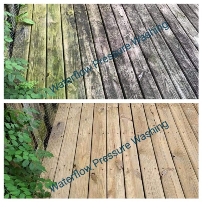 deck power washing | Waterflow Pressure Washing