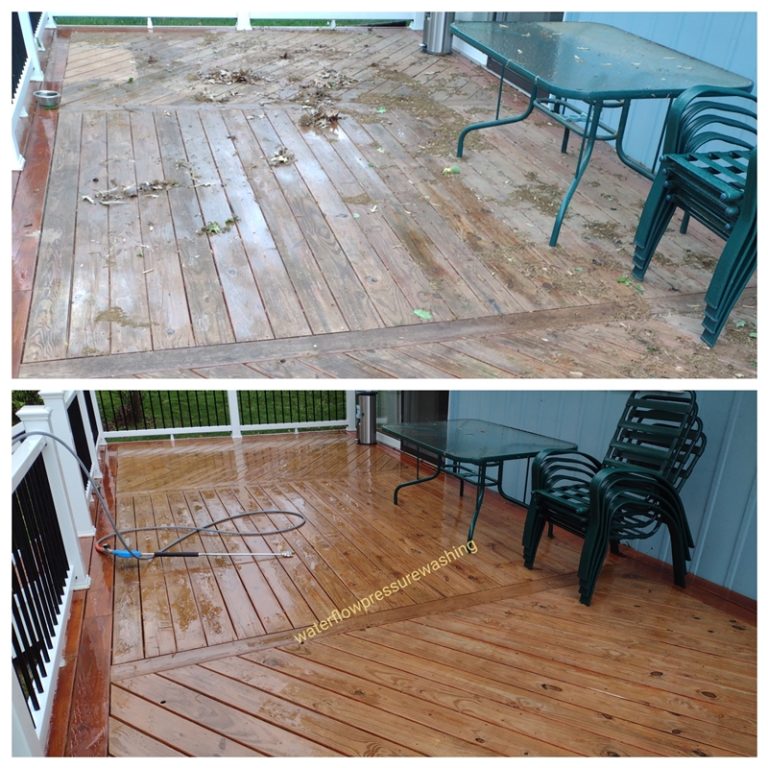 deck pressure washing