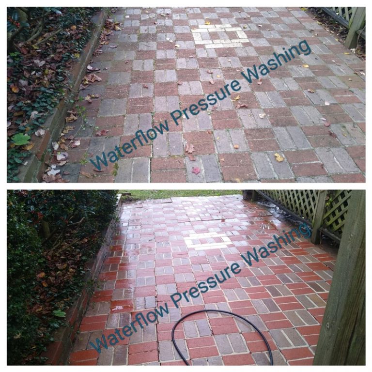 paver pressure washing | Waterflow Pressure Washing