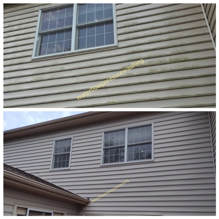pressure washing siding