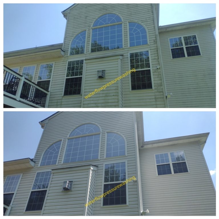 pressure washing siding