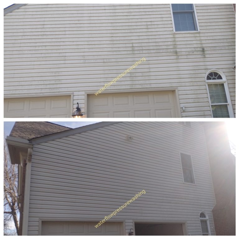 pressure washing siding