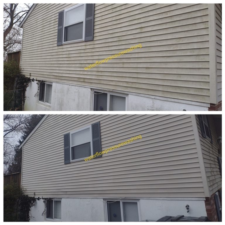 pressure washing siding