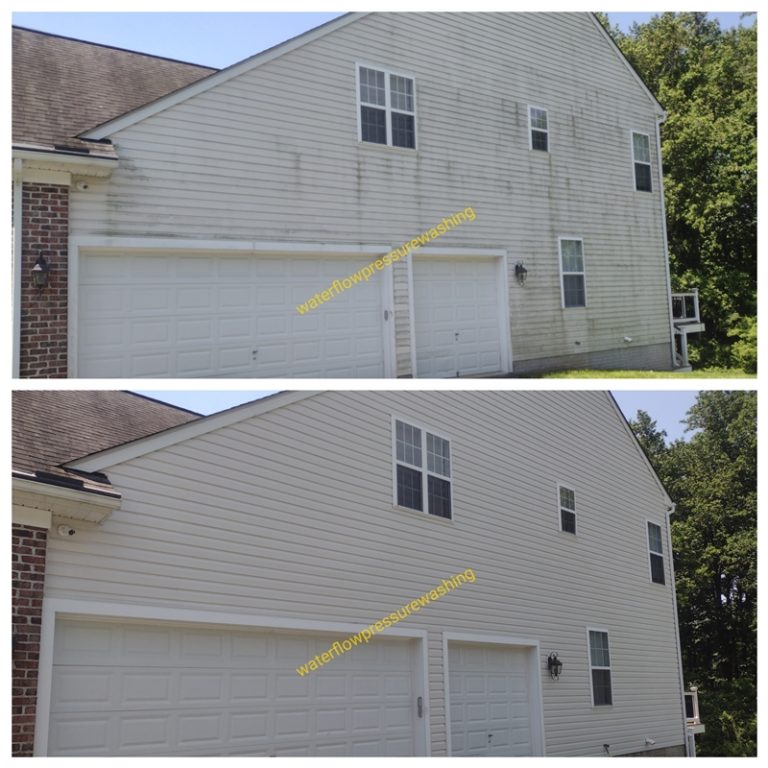 pressure washing siding