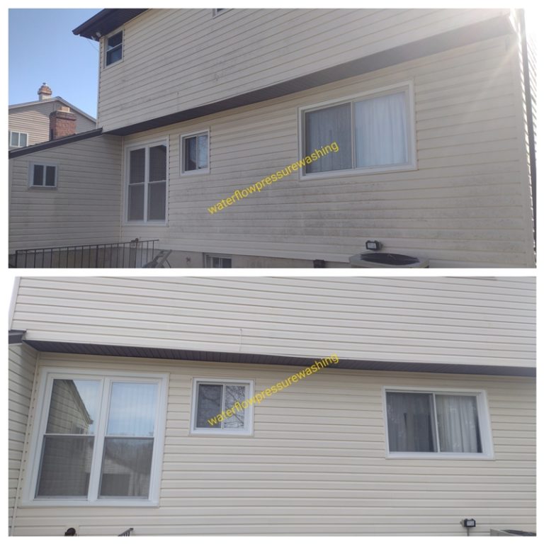 pressure washing siding