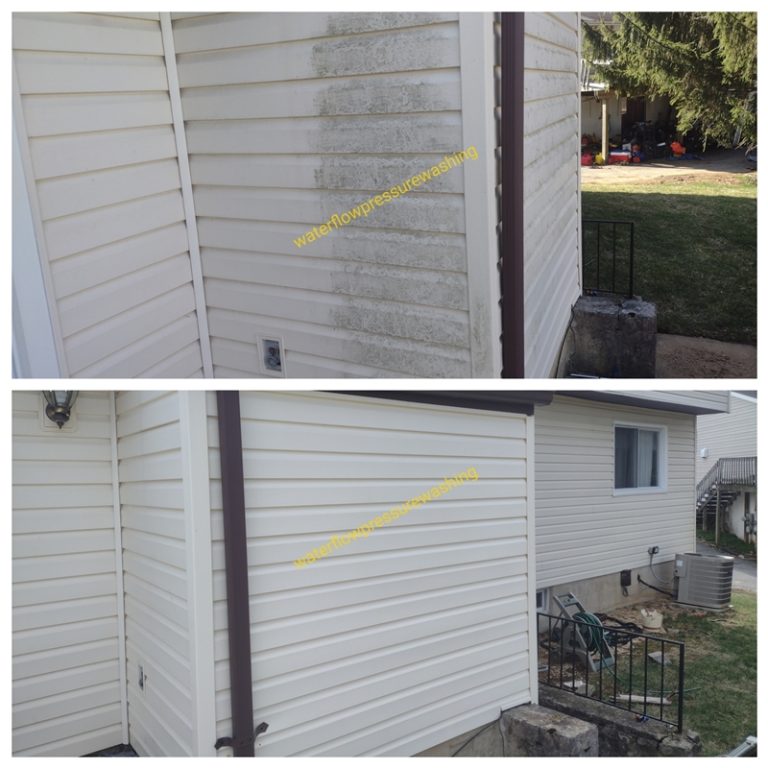 pressure washing siding
