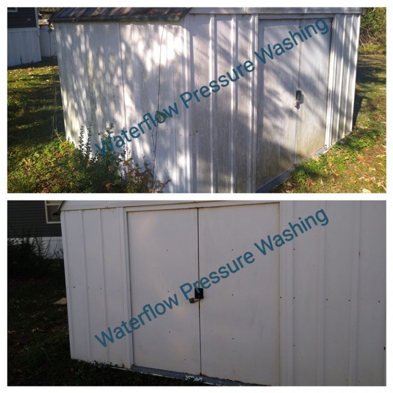 shed power washing | Waterflow Pressure Washing